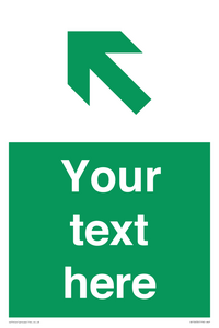 Custom Safe condition: Green Up left arrow